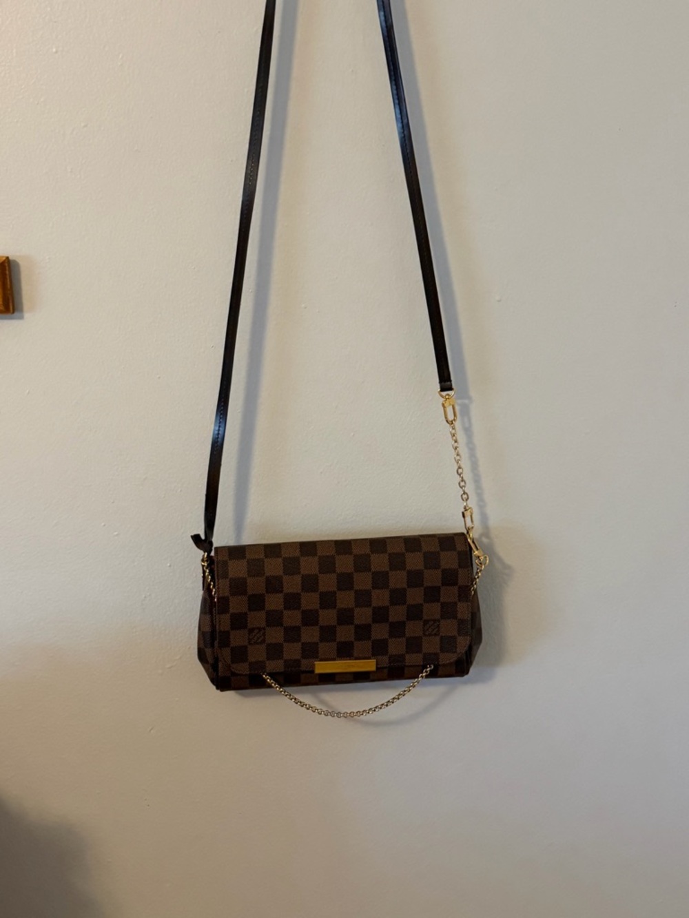 Louis Vuitton Favorite MM with extender Damier Ebene